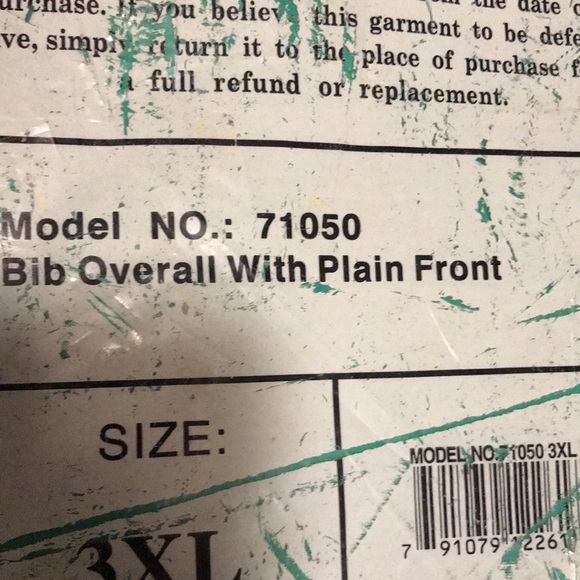 NIP Men’s Onguard Chemtex Protective Bib Overalls - Picture 3 of 7